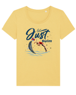 pentru pasionații de înot - Just Swim Tricou mânecă scurtă guler larg fitted Damă Expresser