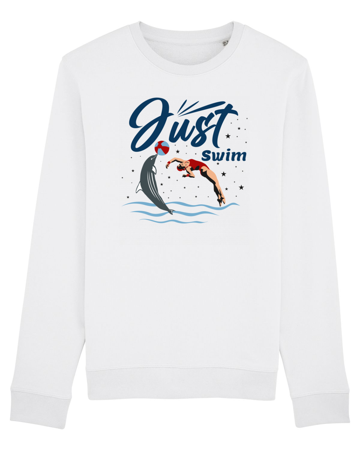 Bluză mânecă lungă Unisex Rise White