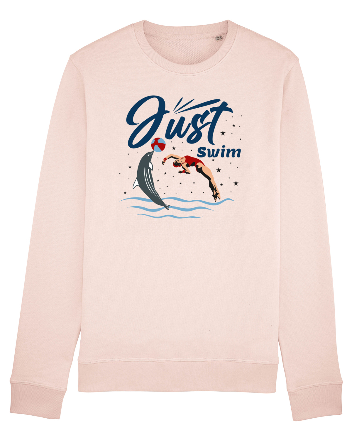 Bluză mânecă lungă Unisex Rise Candy Pink