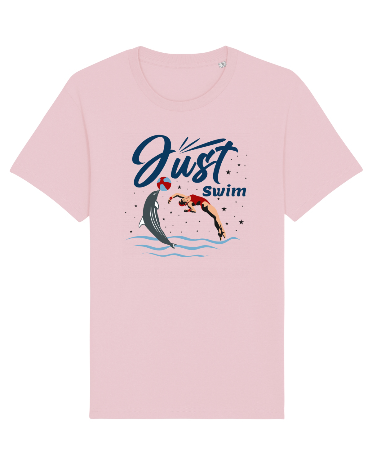 Tricou mânecă scurtă Unisex Rocker Cotton Pink