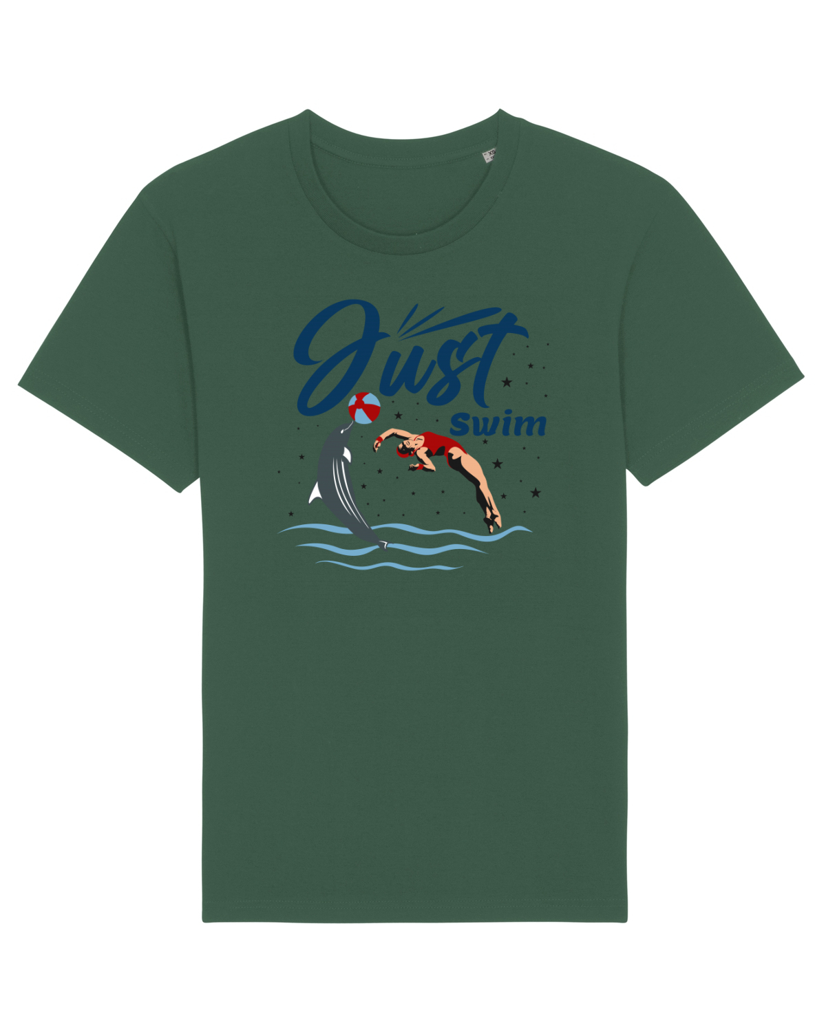 Tricou mânecă scurtă Unisex Rocker Bottle Green