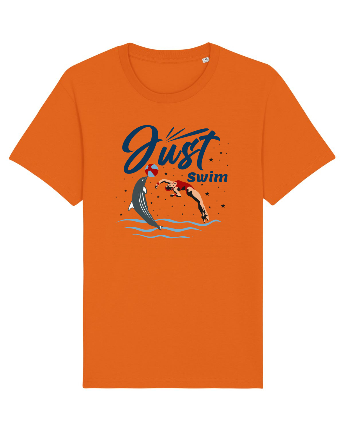 Tricou mânecă scurtă Unisex Rocker Bright Orange