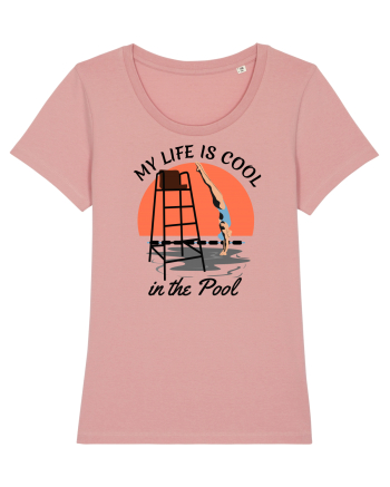 pentru pasionații de înot - My Life is Cool in the Pool Canyon Pink