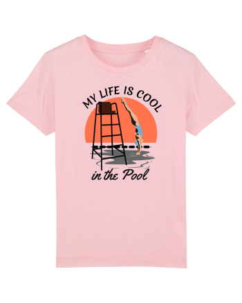 pentru pasionații de înot - My Life is Cool in the Pool Cotton Pink