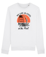 pentru pasionații de înot - My Life is Cool in the Pool Bluză mânecă lungă Unisex Rise