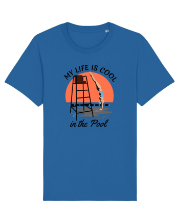 pentru pasionații de înot - My Life is Cool in the Pool Royal Blue
