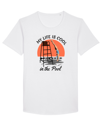 pentru pasionații de înot - My Life is Cool in the Pool White