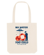 pentru pasionații de înot - No Water Too Cold for a Team So Hot Sacoșă textilă