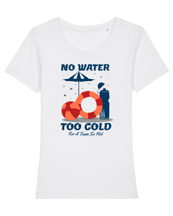 pentru pasionații de înot - No Water Too Cold for a Team So Hot White