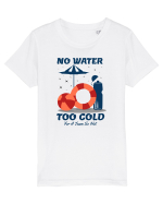 pentru pasionații de înot - No Water Too Cold for a Team So Hot Tricou mânecă scurtă  Copii Mini Creator