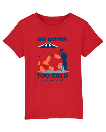 pentru pasionații de înot - No Water Too Cold for a Team So Hot Red