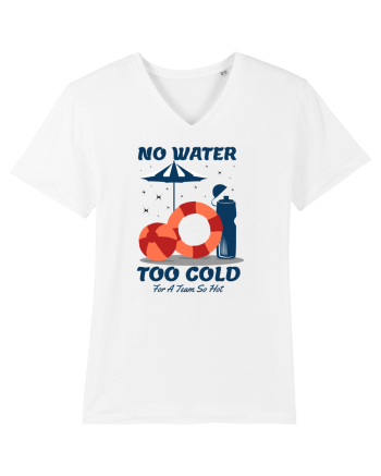 pentru pasionații de înot - No Water Too Cold for a Team So Hot White