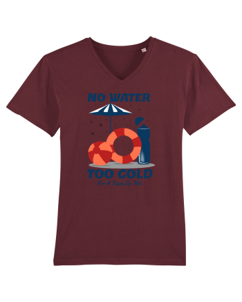 pentru pasionații de înot - No Water Too Cold for a Team So Hot Burgundy