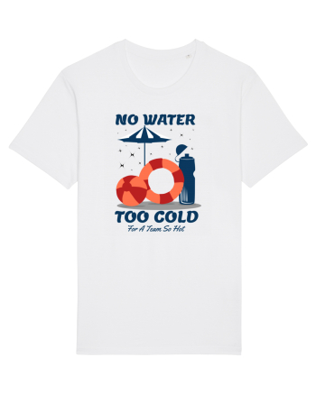 pentru pasionații de înot - No Water Too Cold for a Team So Hot White