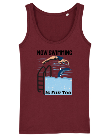 pentru pasionații de înot - Now Swimming is Fun Too Burgundy