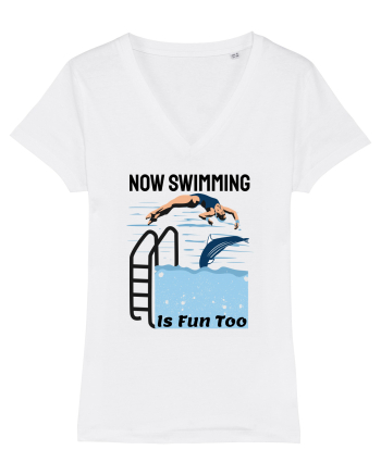 pentru pasionații de înot - Now Swimming is Fun Too White
