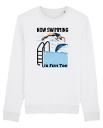 pentru pasionații de înot - Now Swimming is Fun Too Bluză mânecă lungă Unisex Rise