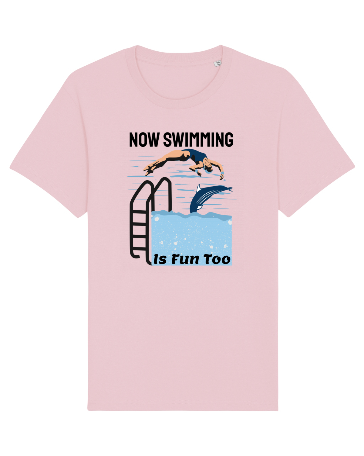 Tricou mânecă scurtă Unisex Rocker Cotton Pink
