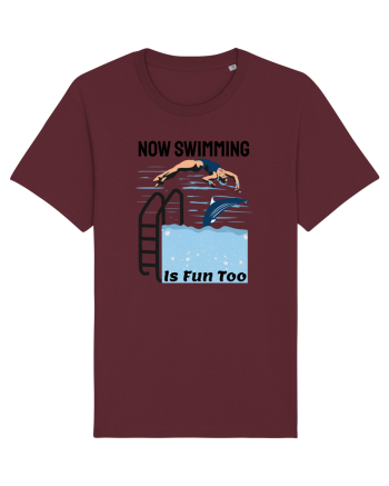 pentru pasionații de înot - Now Swimming is Fun Too Burgundy