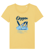 pentru pasionații de înot - Oxygen is Overrated Tricou mânecă scurtă guler larg fitted Damă Expresser