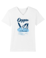 pentru pasionații de înot - Oxygen is Overrated Tricou mânecă scurtă guler V Bărbat Presenter