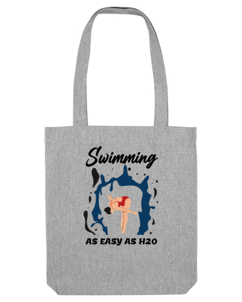 pentru pasionații de înot - Swimming is as Easy as h20 Heather Grey