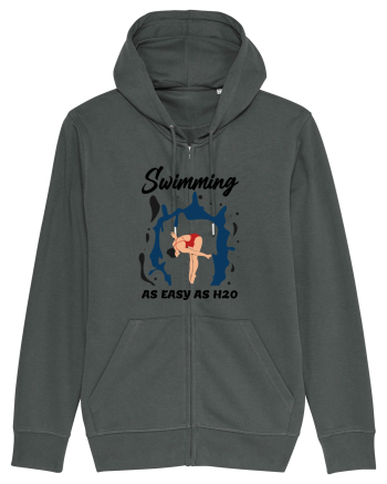 pentru pasionații de înot - Swimming is as Easy as h20 Anthracite