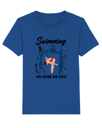 pentru pasionații de înot - Swimming is as Easy as h20 Majorelle Blue