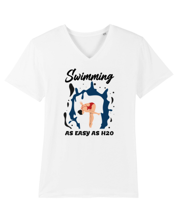 pentru pasionații de înot - Swimming is as Easy as h20 White