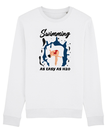 pentru pasionații de înot - Swimming is as Easy as h20 White
