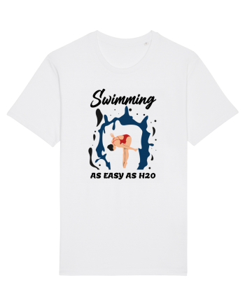 pentru pasionații de înot - Swimming is as Easy as h20 White