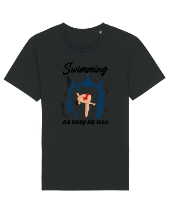 pentru pasionații de înot - Swimming is as Easy as h20 Black