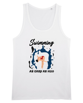 pentru pasionații de înot - Swimming is as Easy as h20 White
