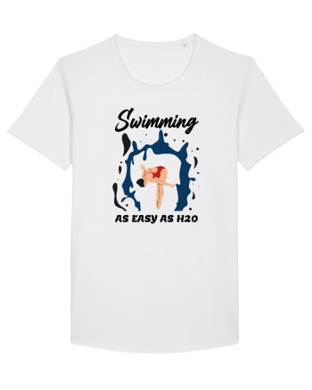 pentru pasionații de înot - Swimming is as Easy as h20 White