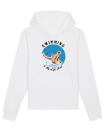 pentru pasionații de înot - Swimming is My Life Goal Hanorac Unisex Drummer