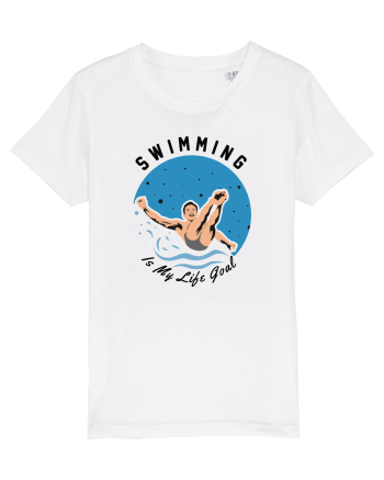 pentru pasionații de înot - Swimming is My Life Goal White