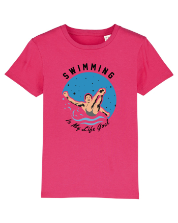 pentru pasionații de înot - Swimming is My Life Goal Raspberry