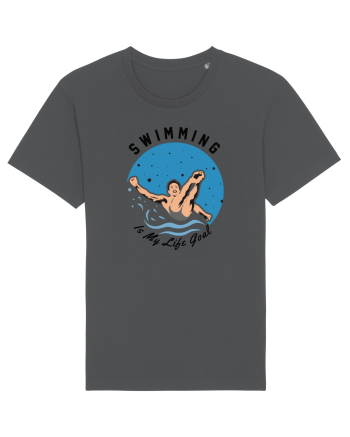 pentru pasionații de înot - Swimming is My Life Goal Anthracite