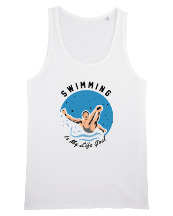 pentru pasionații de înot - Swimming is My Life Goal White