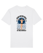 pentru pasionații de înot - Swimming is My World Tricou mânecă scurtă Unisex Rocker