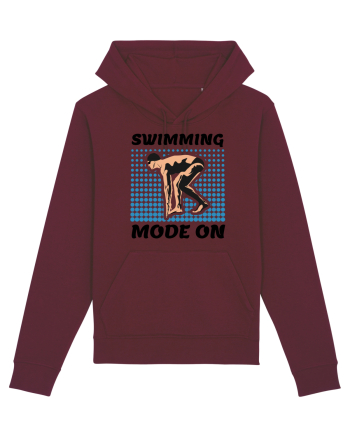 pentru pasionații de înot - Swimming Mode on Burgundy