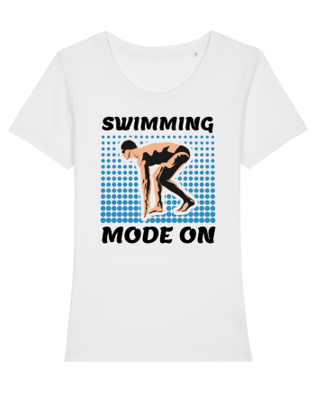 pentru pasionații de înot - Swimming Mode on White