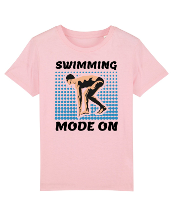 pentru pasionații de înot - Swimming Mode on Cotton Pink