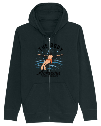 pentru pasionații de înot - The Body Achieves What the Mind Believes Black