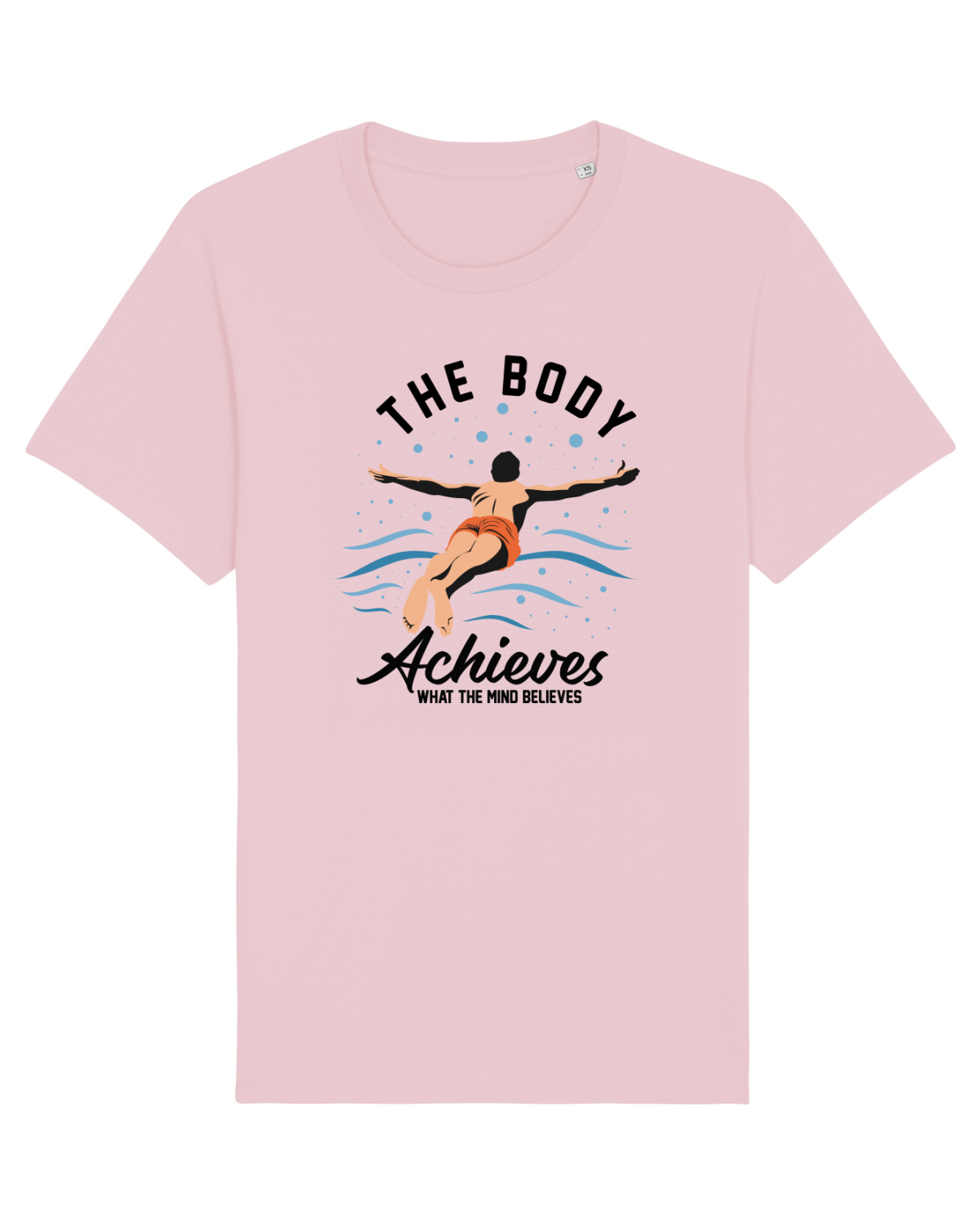 Tricou mânecă scurtă Unisex Rocker Cotton Pink