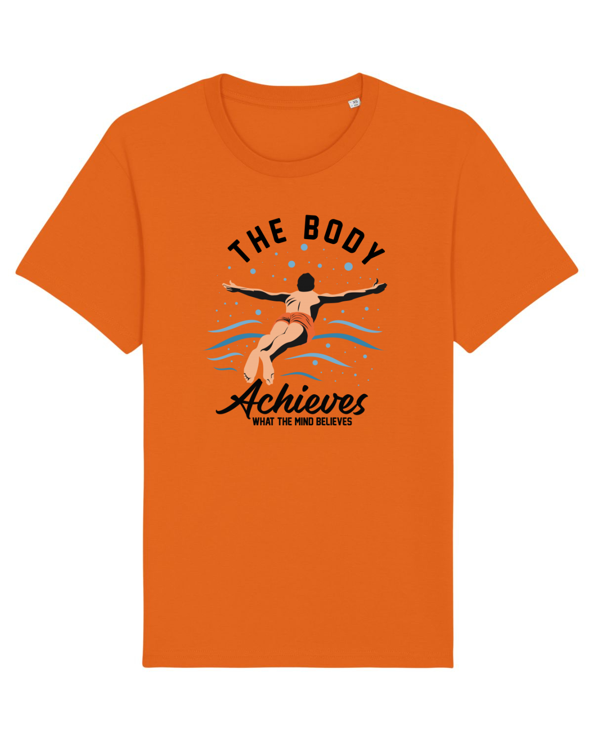Tricou mânecă scurtă Unisex Rocker Bright Orange