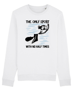 pentru pasionații de înot - The Only Sport With No Half Times Bluză mânecă lungă Unisex Rise