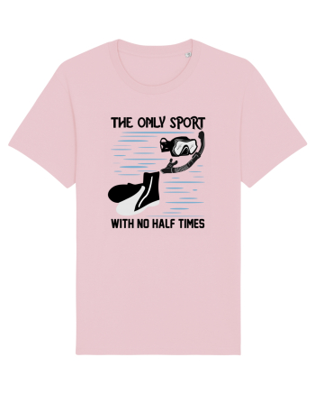 pentru pasionații de înot - The Only Sport With No Half Times Cotton Pink