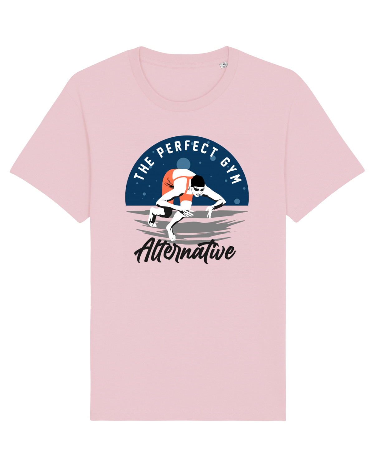 Tricou mânecă scurtă Unisex Rocker Cotton Pink