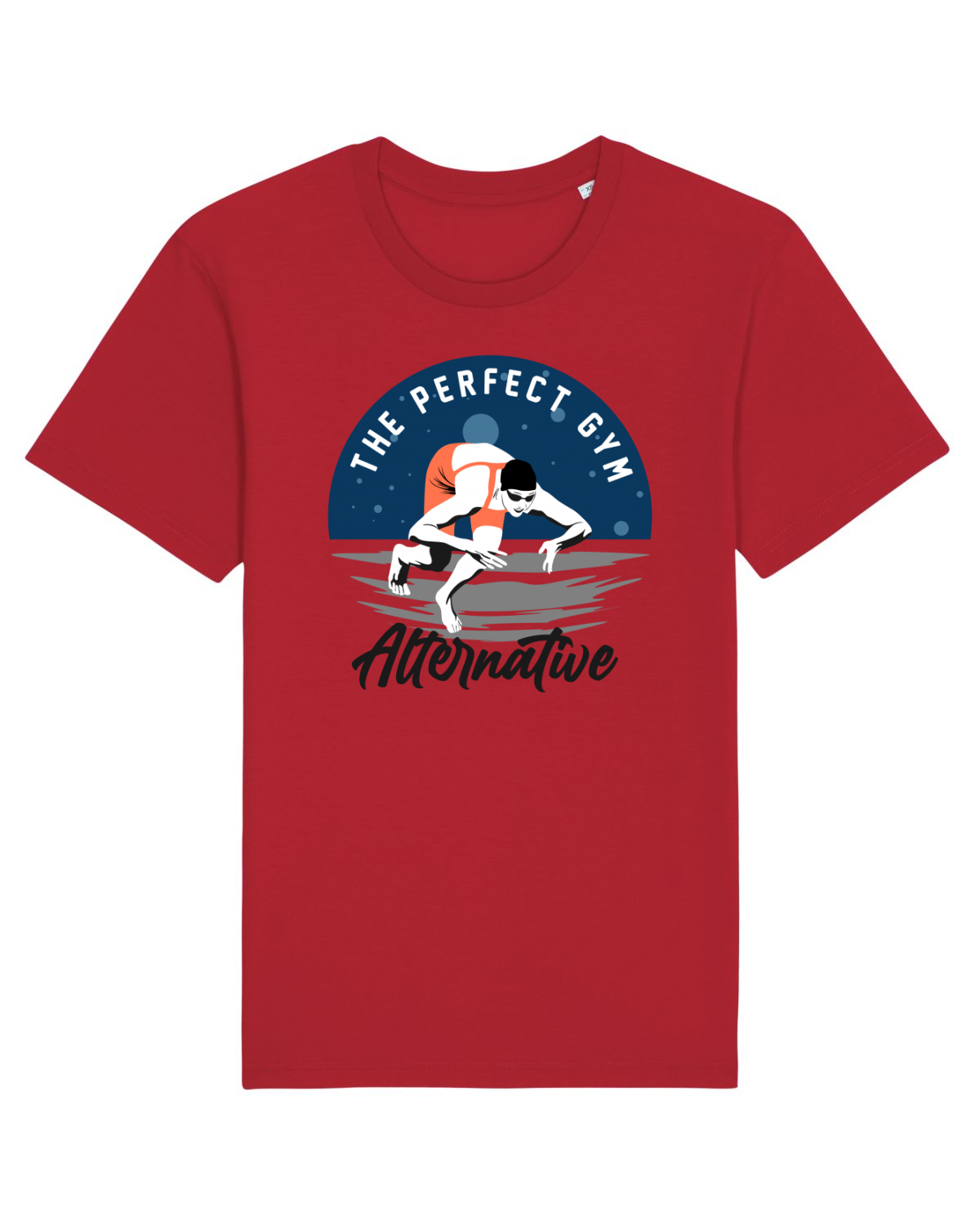 Tricou mânecă scurtă Unisex Rocker Red